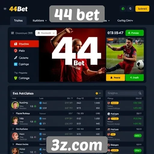 Interface do 44 bet é intuitiva e fácil de usar